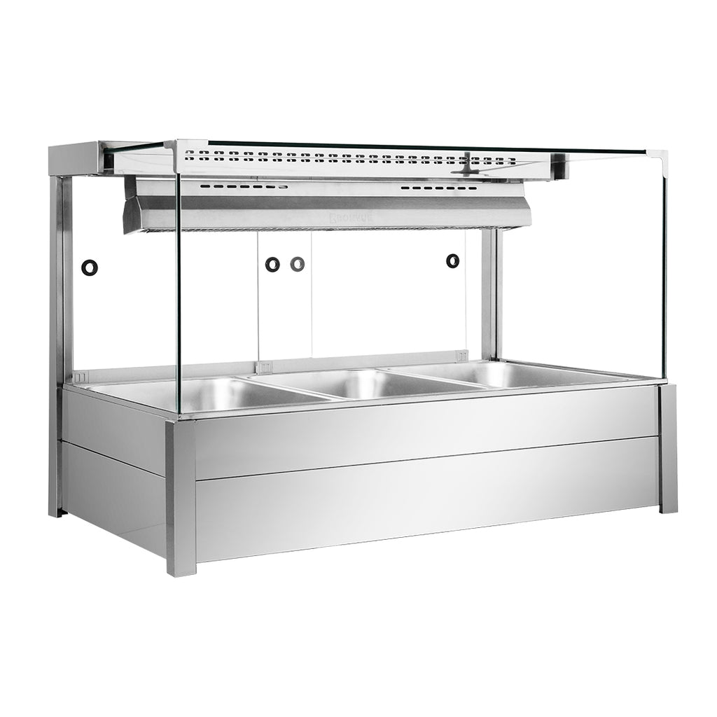 Bonvue Square Countertop Wet and Dry Bain Marie - BM11SC