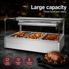 Bonvue Square Countertop Wet and Dry Bain Marie - BM11SC