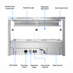 Bonvue Angled Countertop Wet and Dry Bain Marie BM11TC