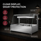 Bonvue Angled Countertop Wet and Dry Bain Marie BM11TC