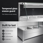Bonvue Angled Countertop Wet and Dry Bain Marie BM11TC