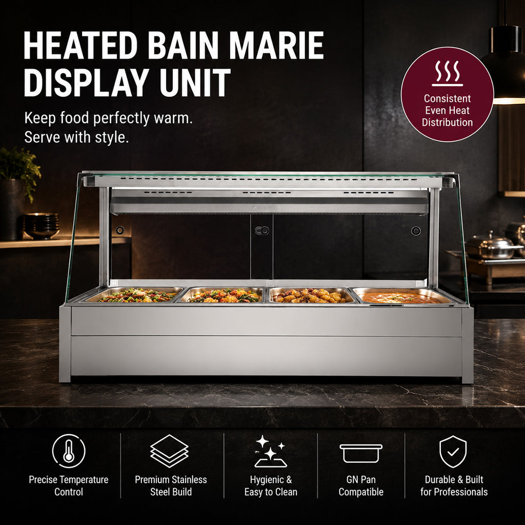 Bonvue Angled Countertop Wet and Dry Bain Marie BM14TC