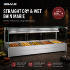 Bonvue Square Countertop Wet and Dry Bain Marie - BM17SC