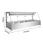 Bonvue Angled Countertop Wet and Dry Bain Marie BM17TC