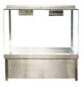 WET HOT FOOD DISPLAY 740 MM BM2 HOLDS 2 x 1/1 GN PANS (PANS NOT INCLUDED) 10 AMP