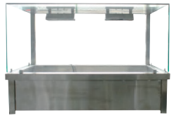WET HOT FOOD DISPLAY 1070 MM BM3 HOLDS 3 x 1/1 GN PANS (PANS NOT INCLUDED) 10 AMP