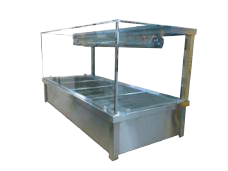 WET HOT FOOD DISPLAY 1400 MM BM4 HOLDS 4 x 1/1 GN PANS (PANS NOT INCLUDED) 15 AMP