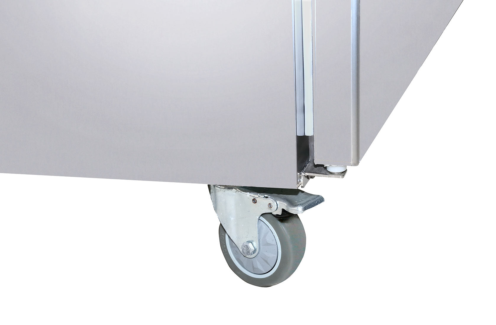 TROPICAL Thermaster 2 x Half door SS Fridge - SUC500
