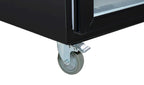 Thermaster Double Glass Door Black Stainless Steel Upright Freezer - SUFG1000B