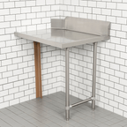 Modular System Clean Dish Table with Splashback CDT-900L
