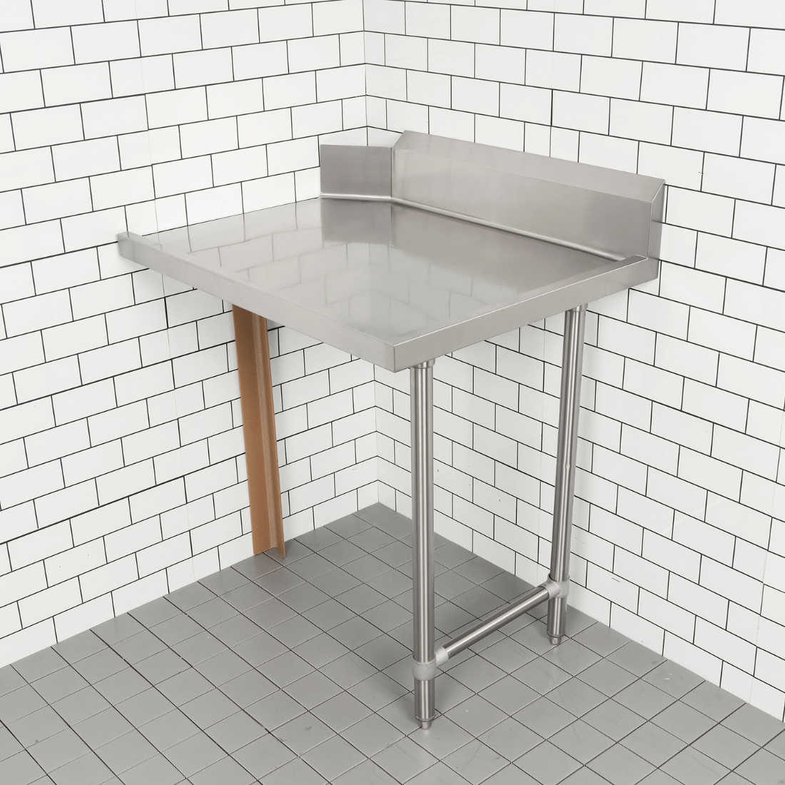 Modular System Clean Dish Table with Splashback CDT-1200L
