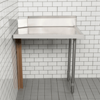 Modular System Clean Dish Table with Splashback CDT-1200L