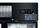 Thermaster Double Door Upright Display Fridge (Black) - SUCG1000B