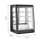 Bonvue Chilled Angled Counter-Top Food Display - CTA-146