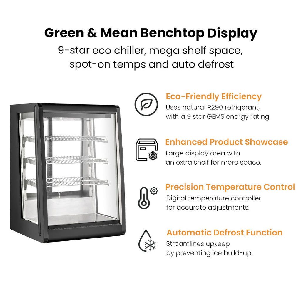 Bonvue Chilled Angled Counter-Top Food Display - CTA-146