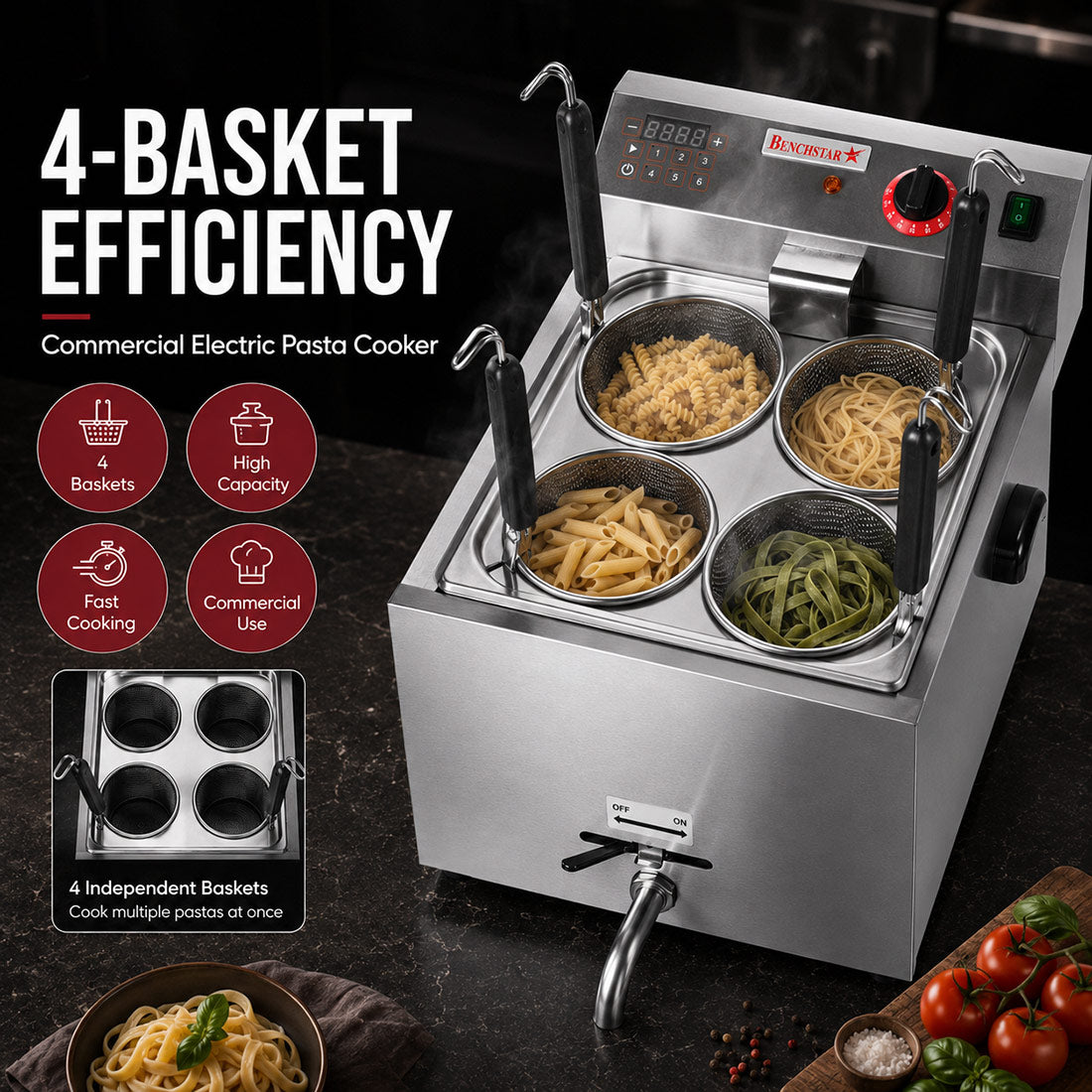 DF-BP Electric Pasta Cooker 10L
