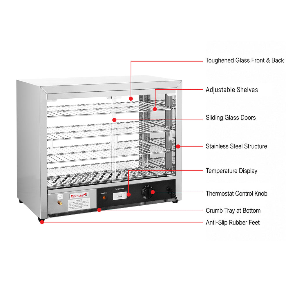 Benchstar Pie Warmer & Hot Food Display - DH-580E