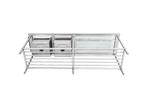 DSBD7-2400L/A Left Inlet Double Sink Dishwasher Bench
