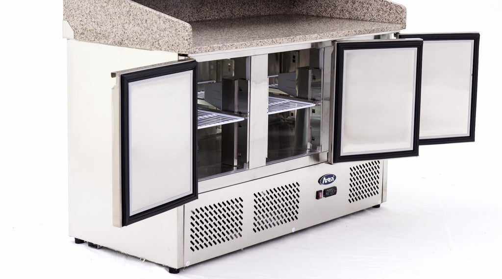 3 DOORS PIZZA TABLE FRIDGE 1365 MM ESL3852