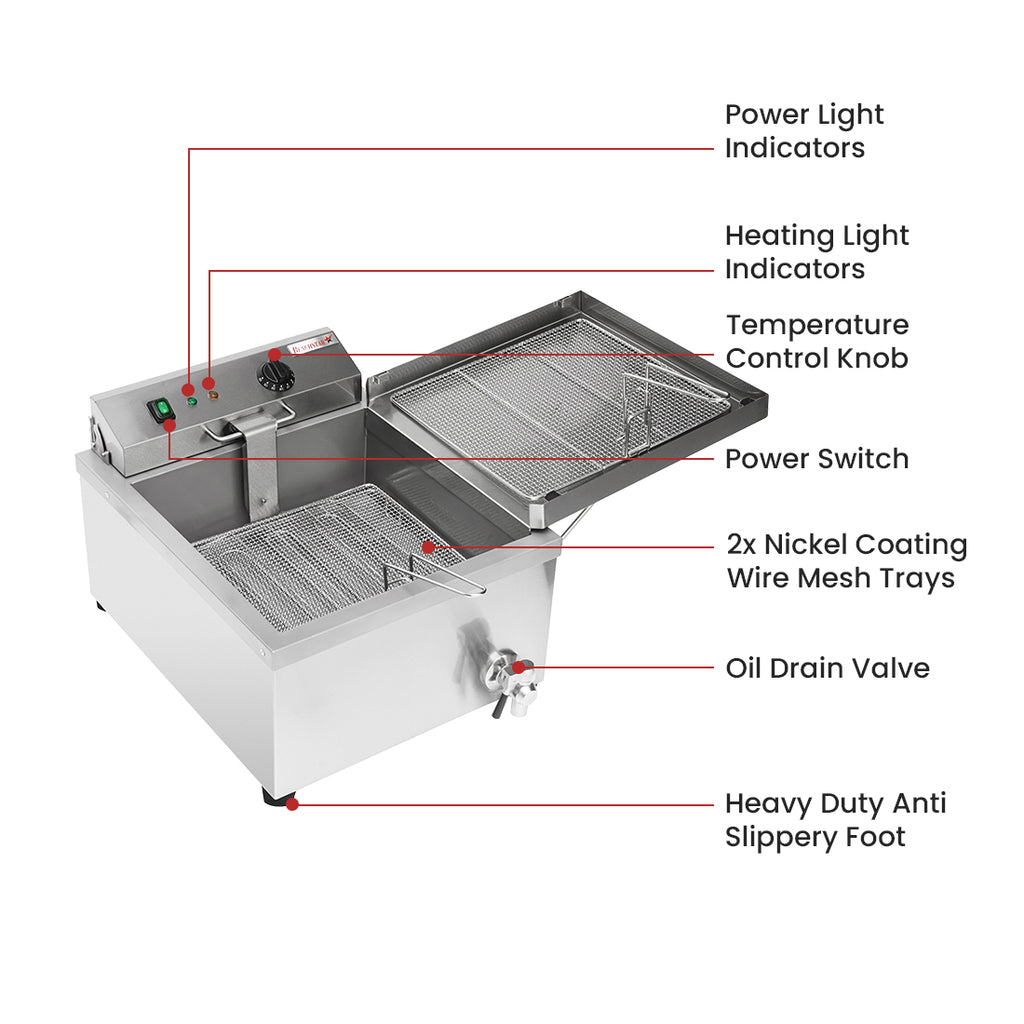 Benchtop Electric Doughnut Fryer - EF-TE