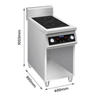 ElectMax 900 Series Induction 2 Burner Cooker with Splashback EIC9-400P