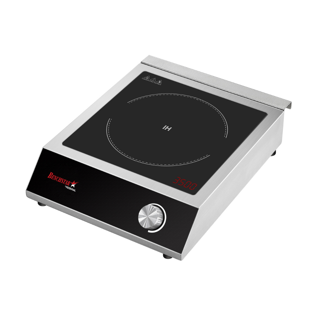 Benchstar Commercial Heat-resistant Ceramic Glass Hob Induction Plate â EIC350M-1