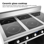 ElectMax 900 Series Induction 6 Burner Cooker with Splashback EIC9-1200P