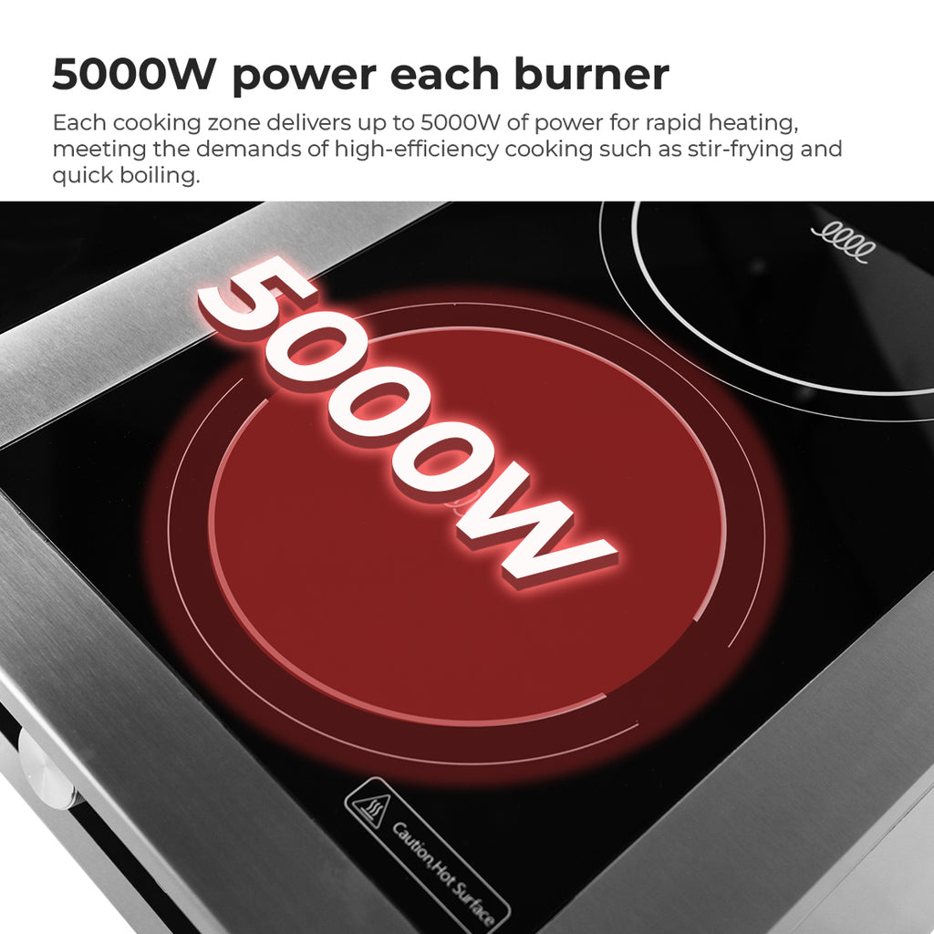 ElectMax 900 Series Induction 6 Burner Cooker with Splashback EIC9-1200P