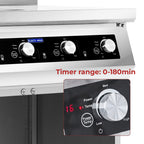 ElectMax 900 Series Induction 6 Burner Cooker with Splashback EIC9-1200P