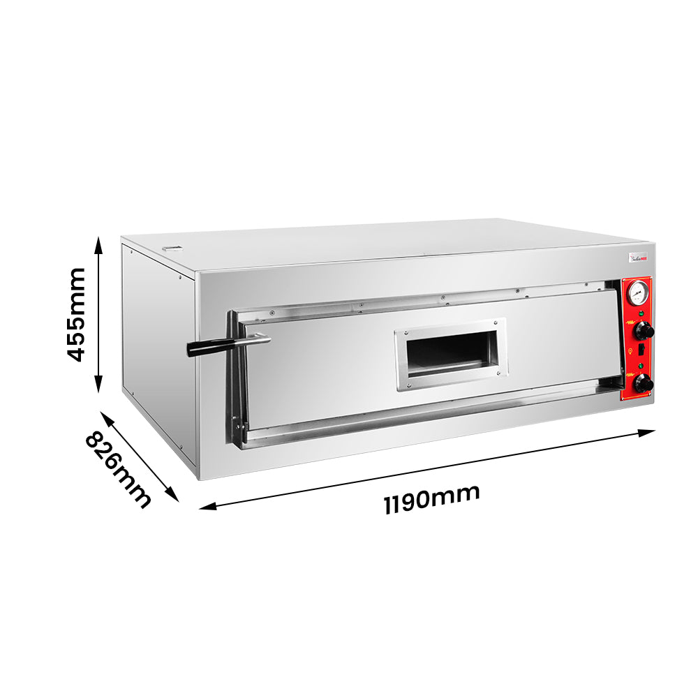 BakerMax Black Panther Electric Pizza Deck Oven - EP-1-1-SDE