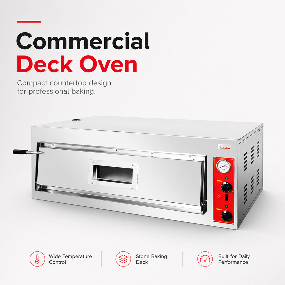 BakerMax Black Panther Electric Pizza Deck Oven - EP-1-1-SDE