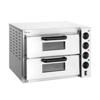 BakerMax Compact Countertop Double Deck Electric Pizza Oven EP-2T/15