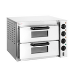 BakerMax Compact Countertop Double Deck Electric Pizza Oven EP-2T/15