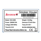 Benchstar Smoker/Dehydrator Combination Unit - ESH-8DB