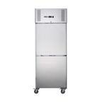 FED-X S/S Two half Door Upright Freezer - XURF600S1V