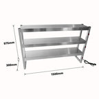 Benchstar Commercial Food Warmer with 12 Lamps  FW12L-153