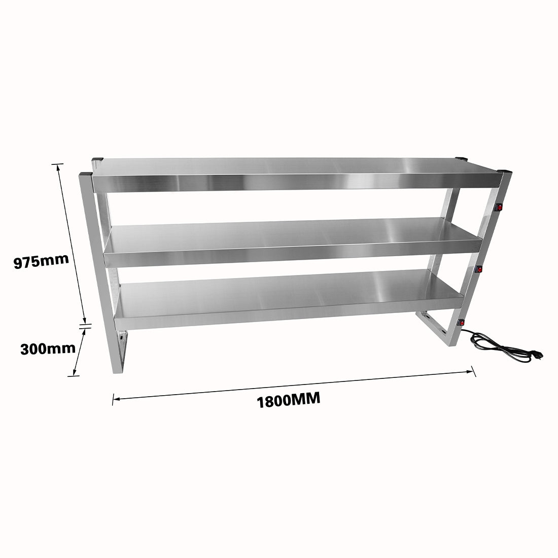 Benchstar Commercial Food Warmer with 15 Lamps  FW15L-183
