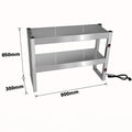 Benchstar Commercial Food Warmer with 4 Lamps âÂ FW4L-092