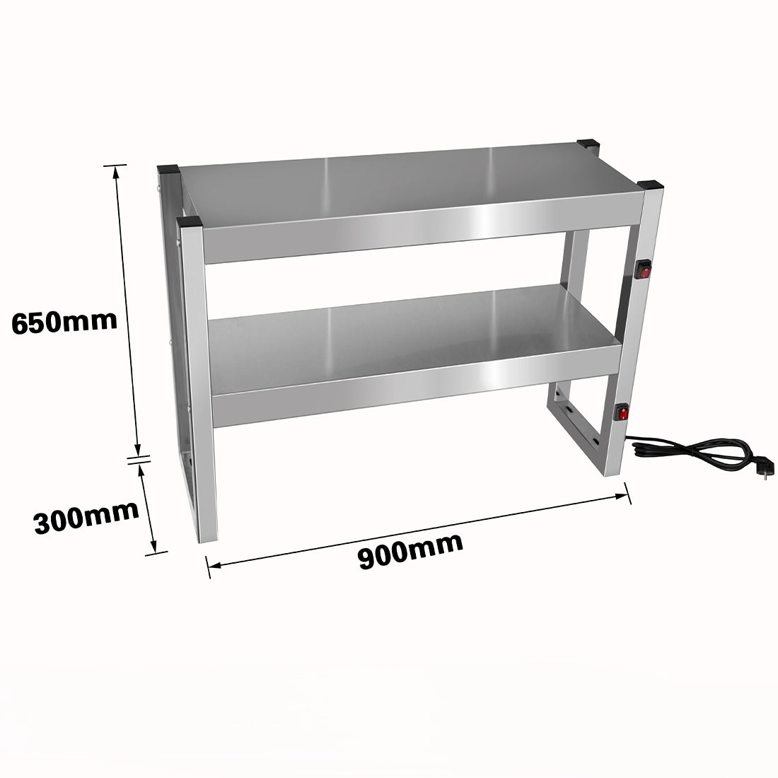 Benchstar Commercial Food Warmer with 4 Lamps âÂ FW4L-092