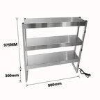 Benchstar Commercial Food Warmer with 6 Lamps âÂ FW6L-093