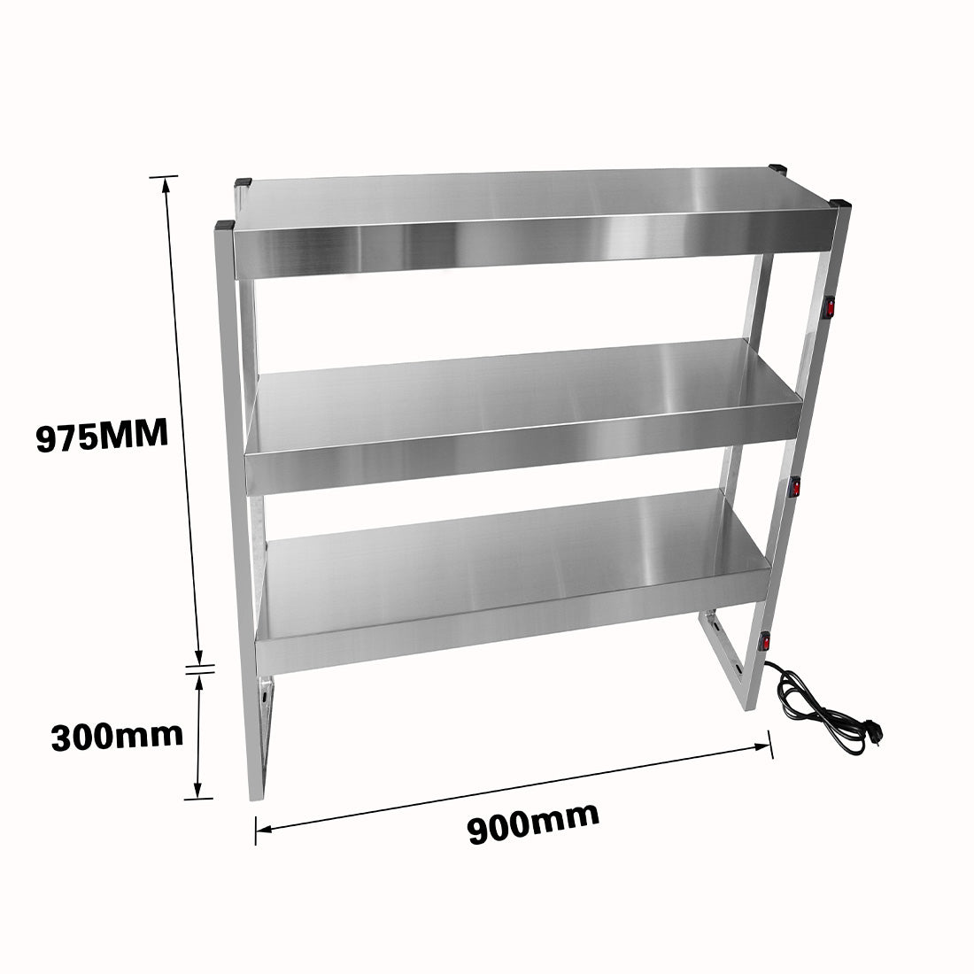 Benchstar Commercial Food Warmer with 6 Lamps âÂ FW6L-093