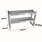 Benchstar Commercial Food Warmer with 6 Lamps âÂ FW6L-122