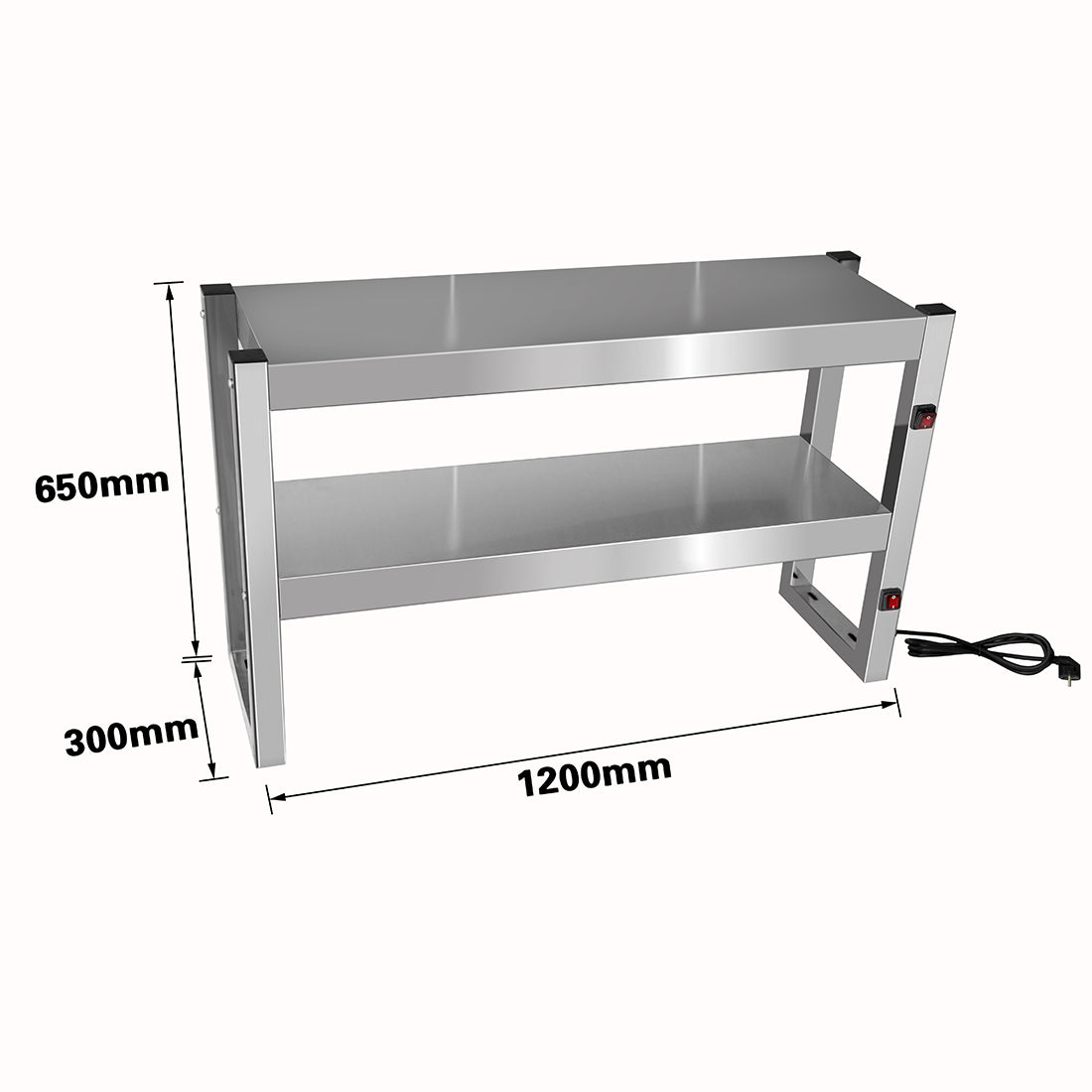 Benchstar Commercial Food Warmer with 6 Lamps  FW6L-122