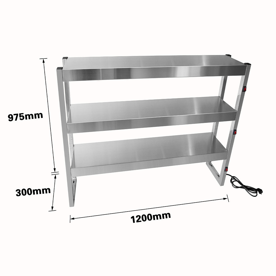 Benchstar Commercial Food Warmer with 9 Lamps âÂ FW9L-123
