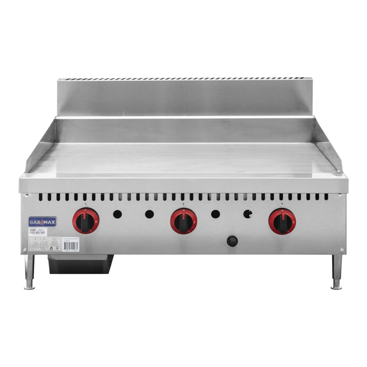 Gasmax Three burner LPG Griddle Top - GG-36LPG