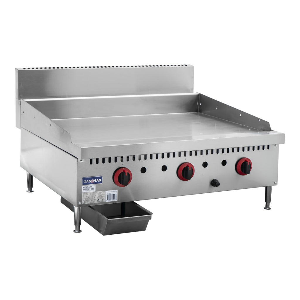 Gasmax Three burner LPG Griddle Top - GG-36LPG