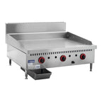 Gasmax Three burner LPG Griddle Top - GG-36LPG