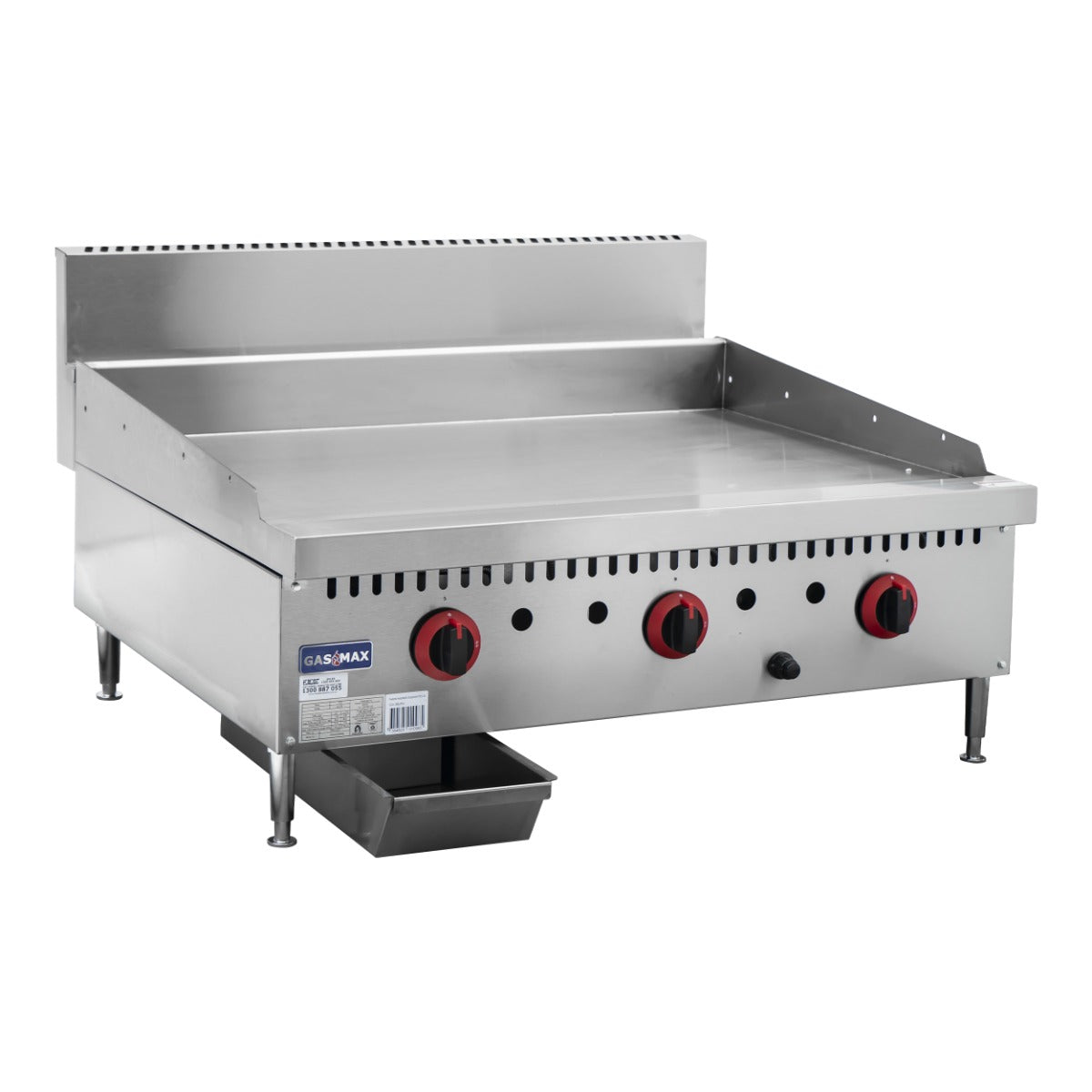 Gasmax Three burner LPG Griddle Top - GG-36LPG