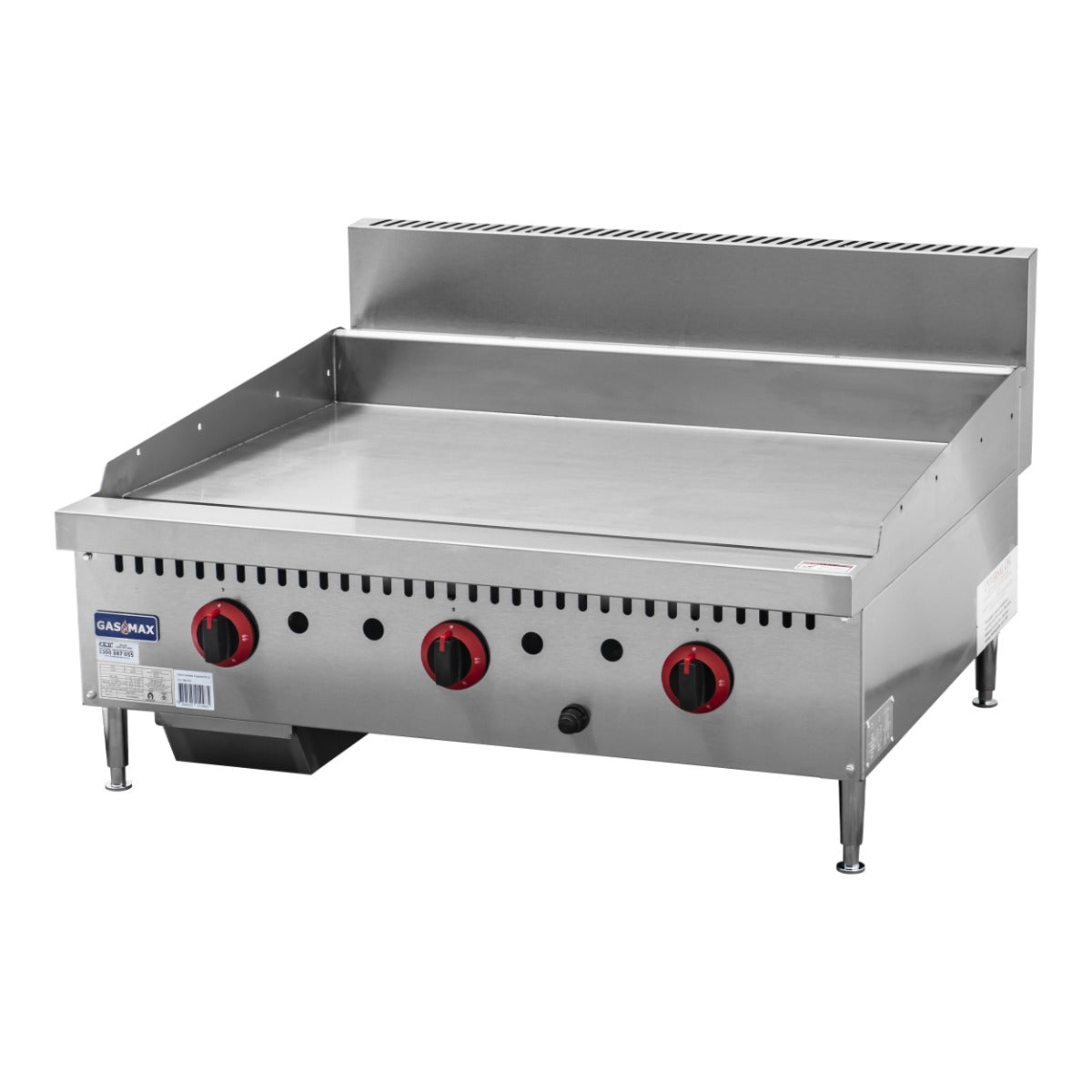 Gasmax Three burner NG Griddle Top - GG-36