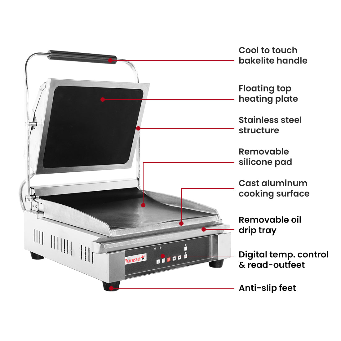 Benchstar Electric Grill Station - GH-816